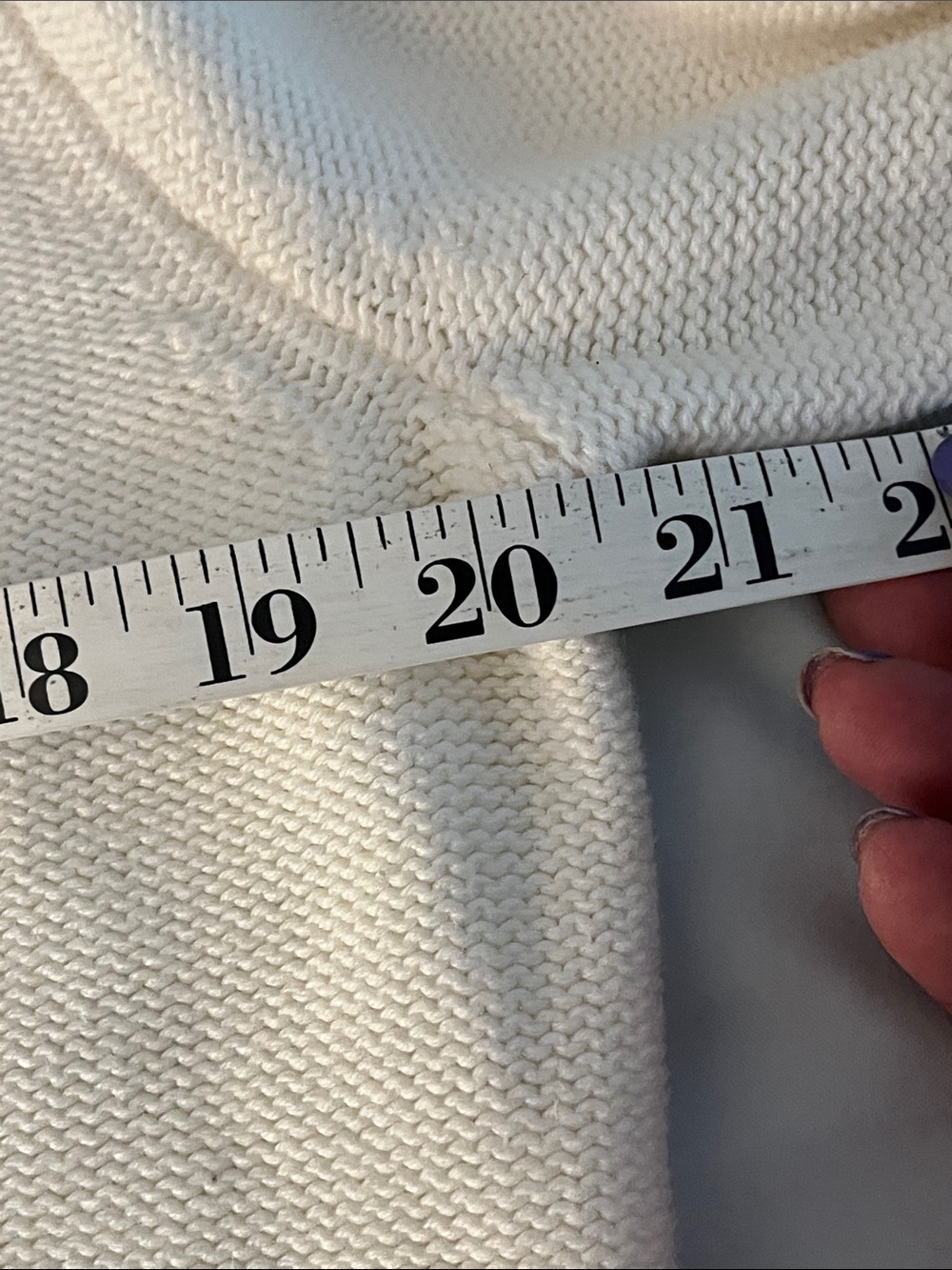 L.L. Bean Women's Cable-Knit Crewneck Sweater in Cream - Picture 5 of 7